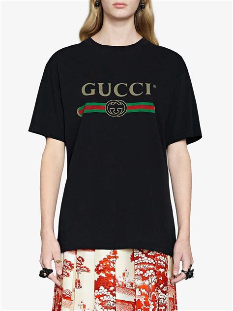 black gucci t shirt womens